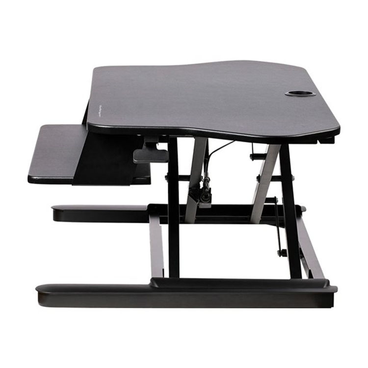 Corner Sit Stand Desk Converter 35x21in