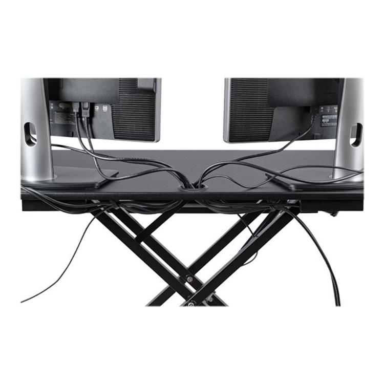 Corner Sit Stand Desk Converter 35x21in Corner Sit Stand Desk Converter 35x21in