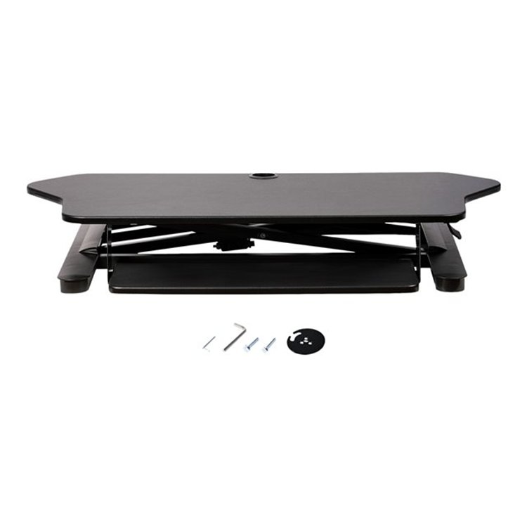 Corner Sit Stand Desk Converter 35x21in Corner Sit Stand Desk Converter 35x21in