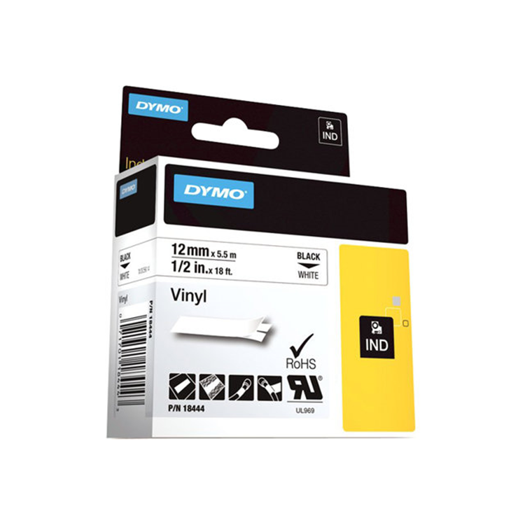 RHINO TAPE VINYL 12MM WIT RHINO TAPE VINYL 12MM WIT
