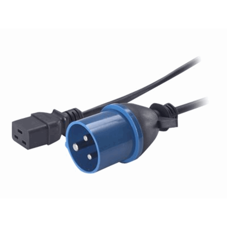 PWR CORD 16A 230V C19 TO IEC 309