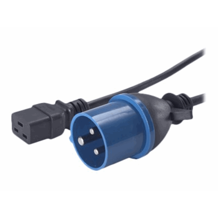 PWR CORD 16A 230V C19 TO IEC 309