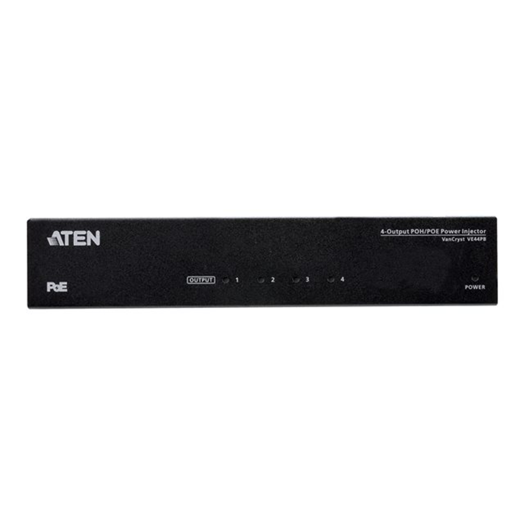4-Port PoH / PoE Power Injector