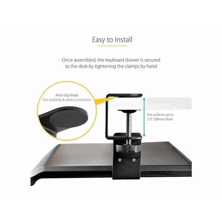 Under-Desk Keyboard Tray Adjustable Under-Desk Keyboard Tray Adjustable