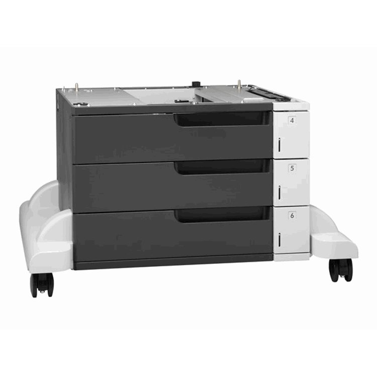 LaserJet 3x500-sheet Feeder and Stand