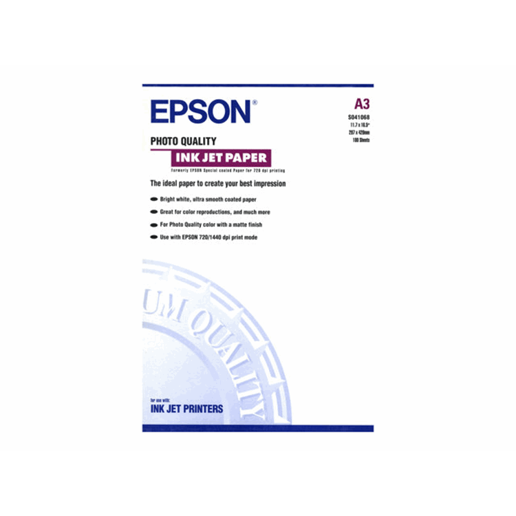 INKJET PAPER EPSON S041068 105 INKJET PAPER EPSON S041068 105