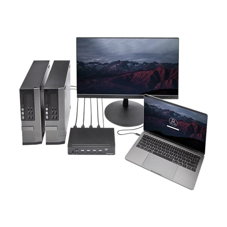4-Port HDMI KVM Switch - USB 3.0 - 1080p