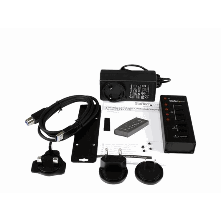 4 Port Powered USB 3.0 Hub