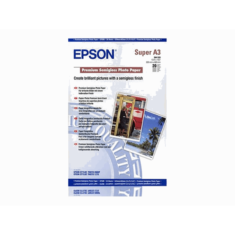 S041328 PREM SEMIGLOSS PHOTO PAPER A3+ S041328 PREM SEMIGLOSS PHOTO PAPER A3+