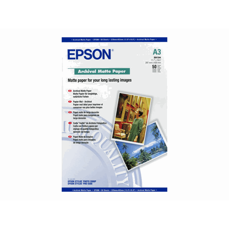 Archival Matte Paper 50 sheets. 192g/m2 Archival Matte Paper 50 sheets. 192g/m2