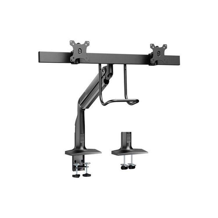 Dual Monitor Gas Spring Mount Slider Bar Dual Monitor Gas Spring Mount Slider Bar