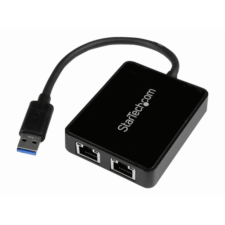 USB 3.0 to Dual Port Gigabit Ethernet Ad USB 3.0 to Dual Port Gigabit Ethernet Ad