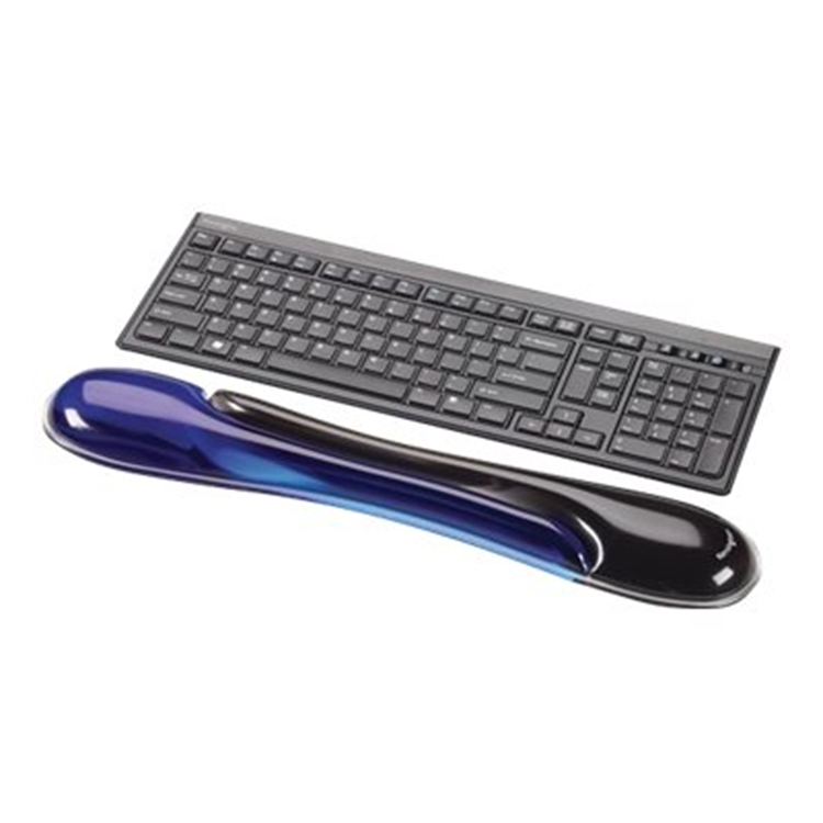 Duo Gel Keyboard Wrist Rest Wave - Blue/Smoke