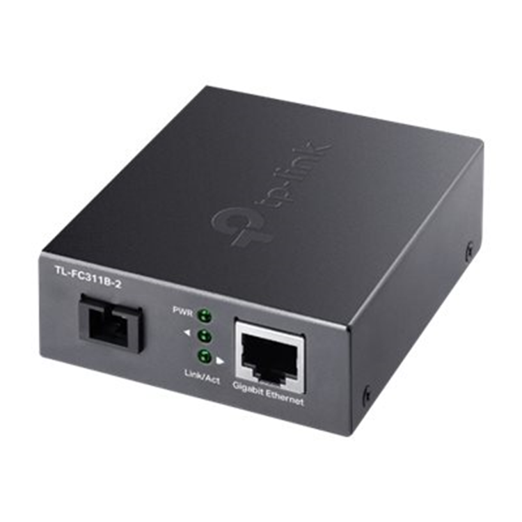 10/100/1000 Mbps RJ45 to 1000 Mbps Single-mode SC WDM Bi-Directional Fiber Converter