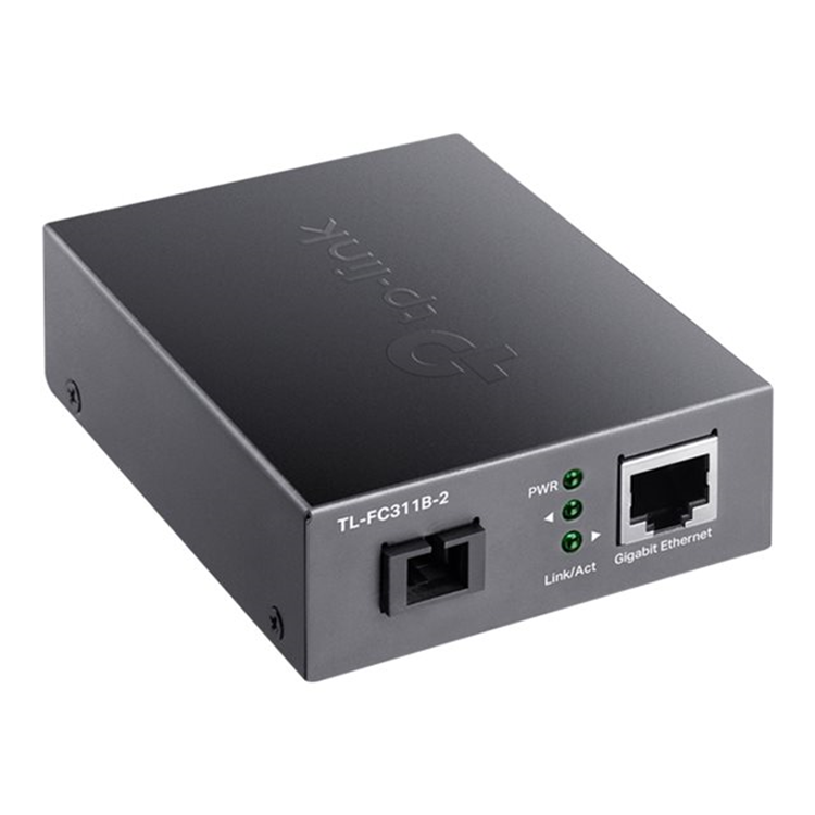 10/100/1000 Mbps RJ45 to 1000 Mbps Single-mode SC WDM Bi-Directional Fiber Converter