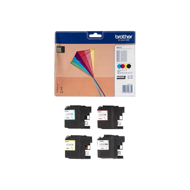 LC-223 Value Blister - Contains 1BK+1C+1M+1Y