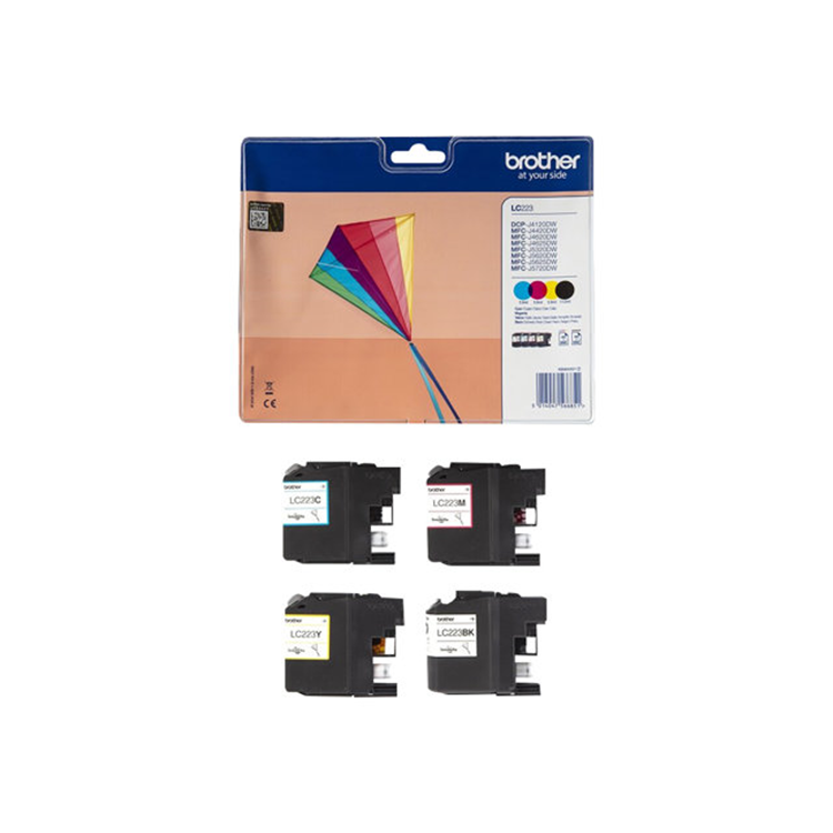 LC-223 Value Blister - Contains 1BK+1C+1M+1Y