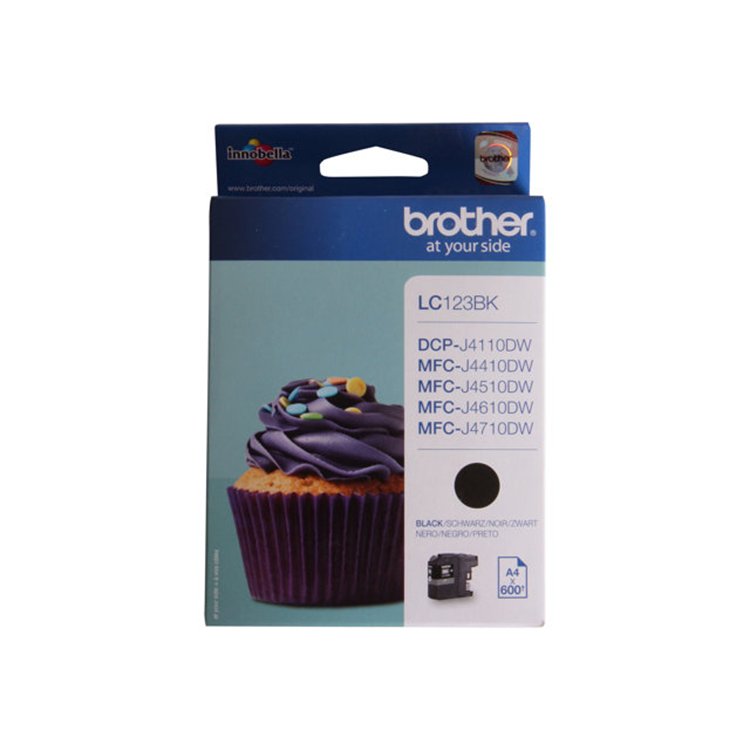 Ink Cartridge LC-123BK Black 600 pages