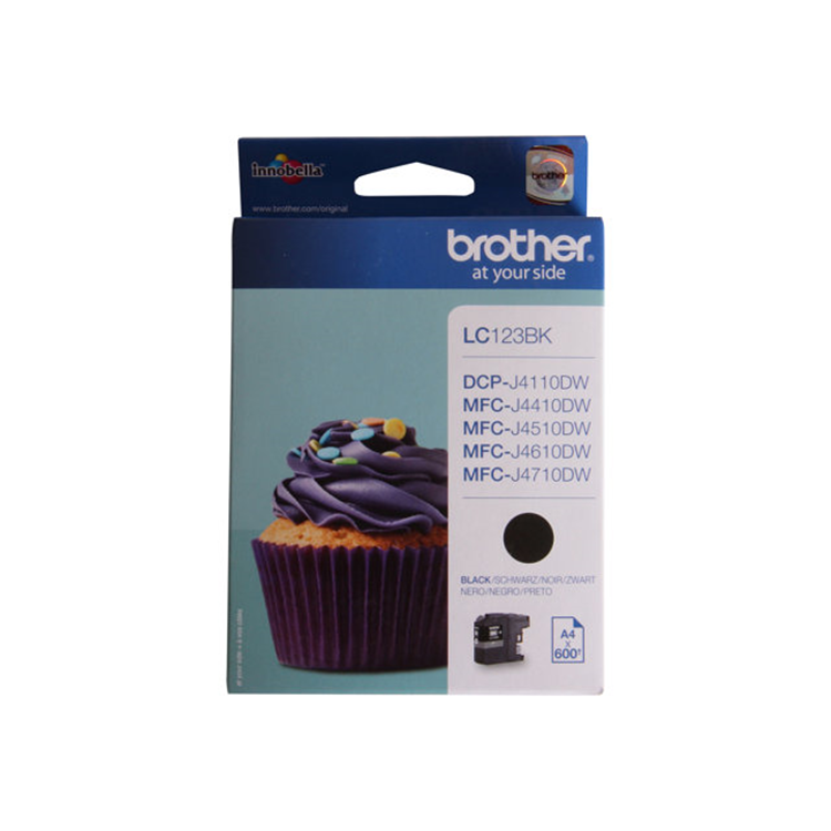 Ink Cartridge LC-123BK Black 600 pages
