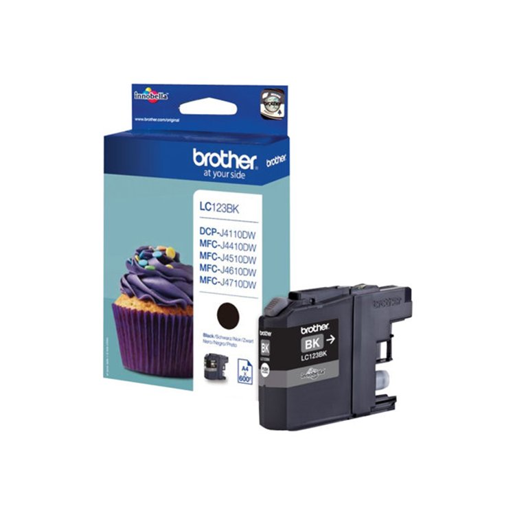 Ink Cartridge LC-123BK Black 600 pages