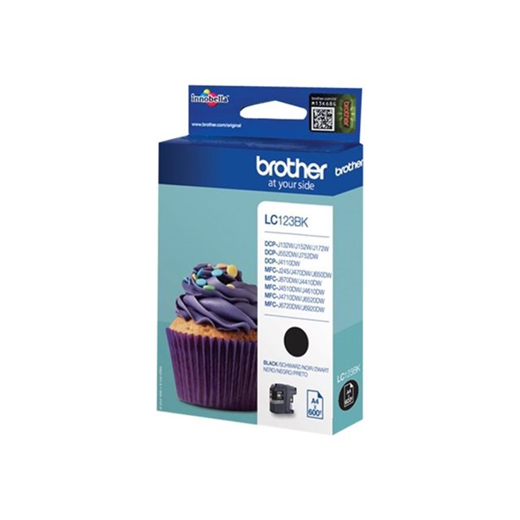 Ink Cartridge LC-123BK Black 600 pages