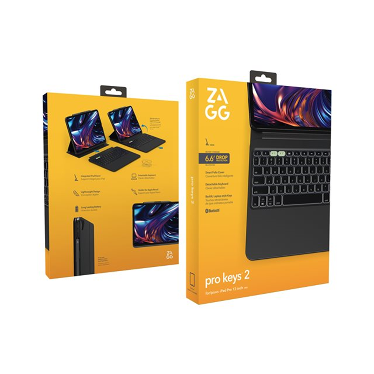 ZAGG KB ProKey 2 iPad Pro 13 M4 Bl UK