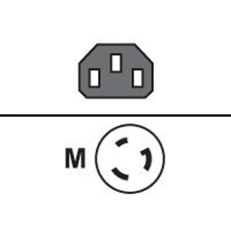 Cable/NEMA L6-20 to C13 US