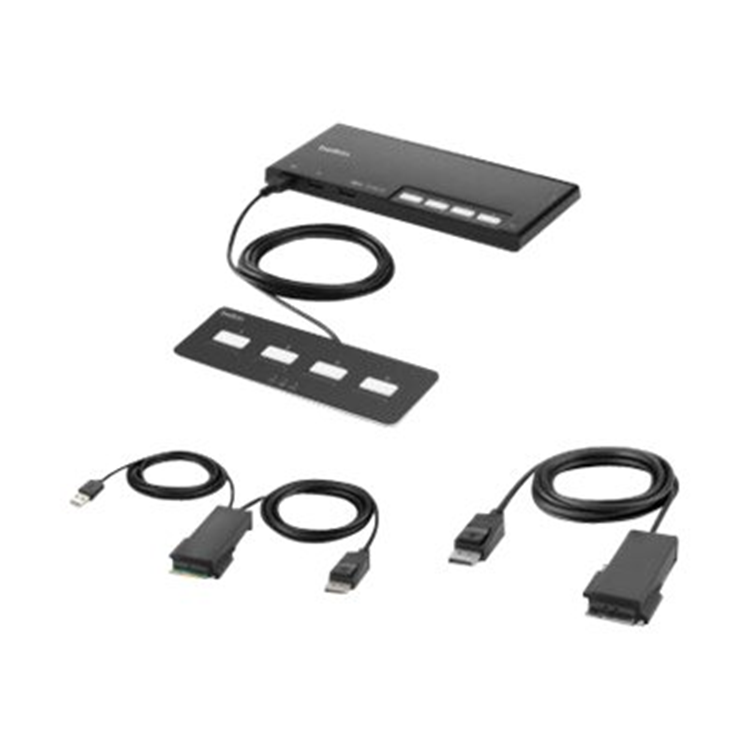 BELKIN 4-Port Single Head DP KVM Switch BELKIN 4-Port Single Head DP KVM Switch