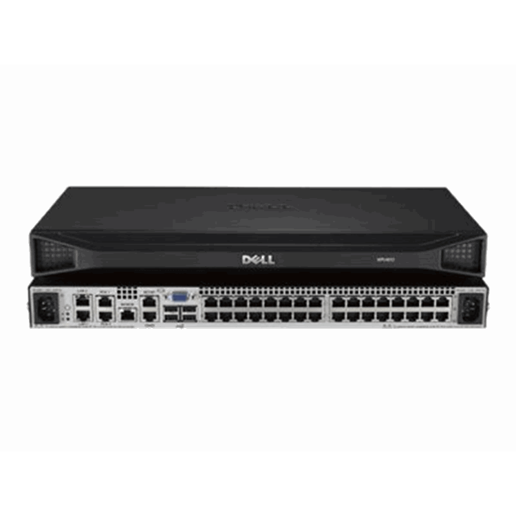 Dell DMPU4032-G01 32-port remote KVM switch with 4 remote users. one local user. dual power supply - Dell DMPU4032-G01 32-port remote KVM switch with 4 remote users. one local user. dual power supply -