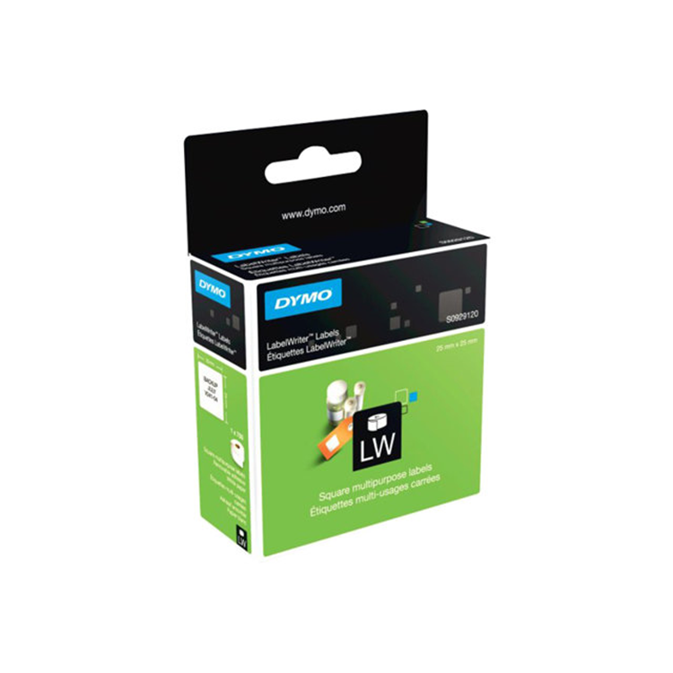 SQUARE MULTIPURPOSE LABELS 25*25MM (1X750) SQUARE MULTIPURPOSE LABELS 25*25MM (1X750)