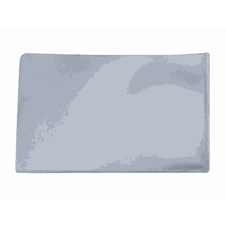 Hulpblad voor plastic kaarten