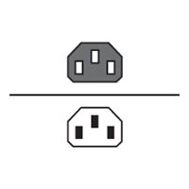 HPE C13/C14 WW 10A 1.4m Blk Lckng PC