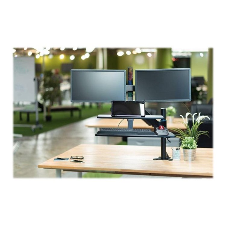 Sit Stand Workstation Dual Arm