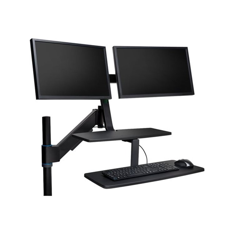 Sit Stand Workstation Dual Arm