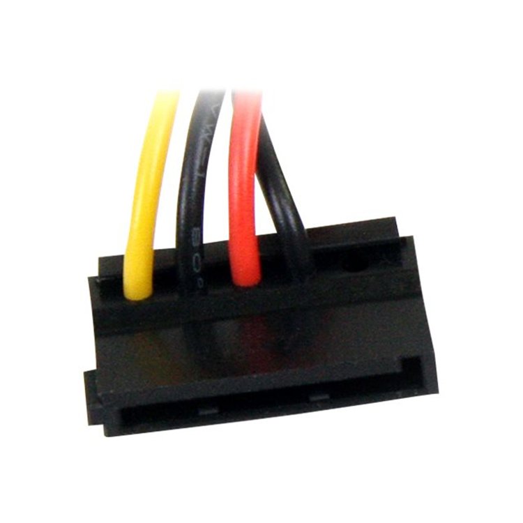 6in 4 Pin Molex to Right Angle SATA Powe 6in 4 Pin Molex to Right Angle SATA Powe