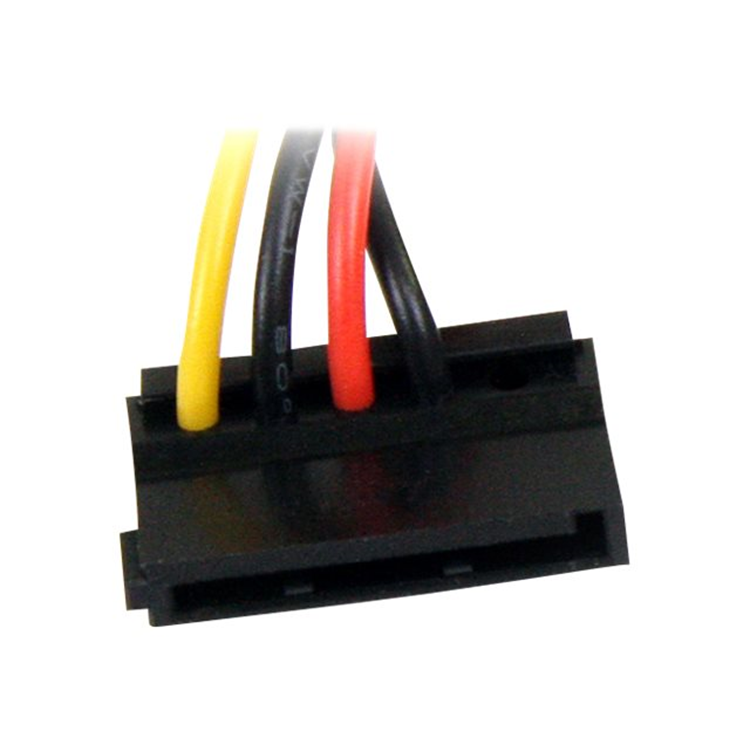 6in 4 Pin Molex to Right Angle SATA Powe 6in 4 Pin Molex to Right Angle SATA Powe