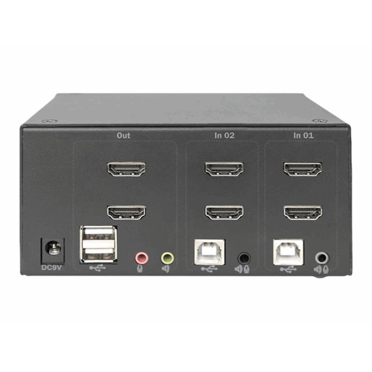 KVM Switch 2 Port Dual Display Desktop H KVM Switch 2 Port Dual Display Desktop H