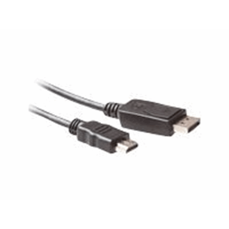 Ak3990 dp male - hdmi a male 1.80m. Eenh. 1 stk Ak3990 dp male - hdmi a male 1.80m. Eenh. 1 stk