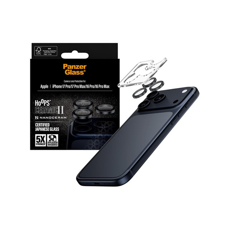 PG Hoops Ceramic Cam Prot iPhone17Pro/PM