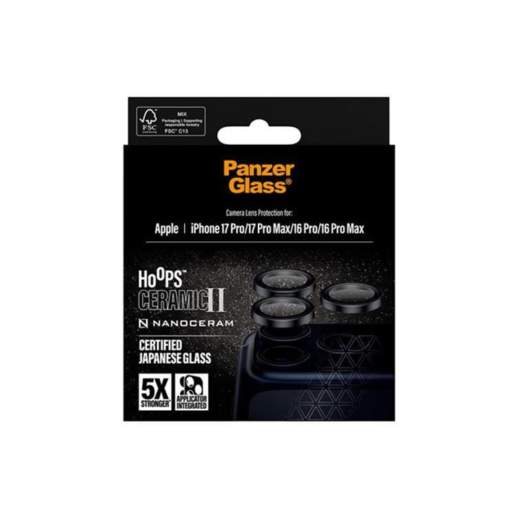 PG Hoops Ceramic Cam Prot iPhone17Pro/PM