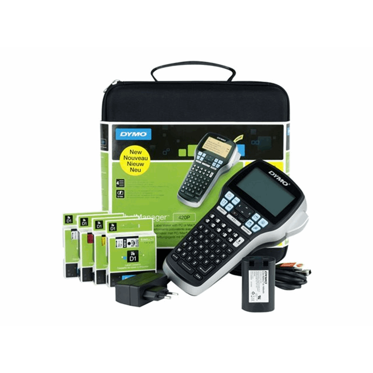 DYMO LABELMANAGER 420P ABC KIT CASE WE DYMO LABELMANAGER 420P ABC KIT CASE WE