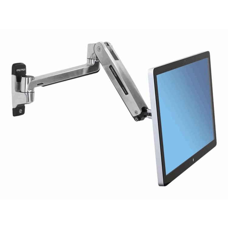 LX HD SitStand Wall Mount LCD Arm Polish LX HD SitStand Wall Mount LCD Arm Polish