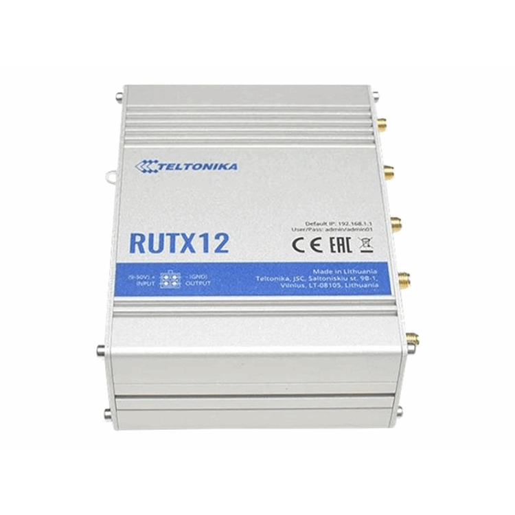 TELTONIKA RUTX12 Industrial 4G LTE TELTONIKA RUTX12 Industrial 4G LTE