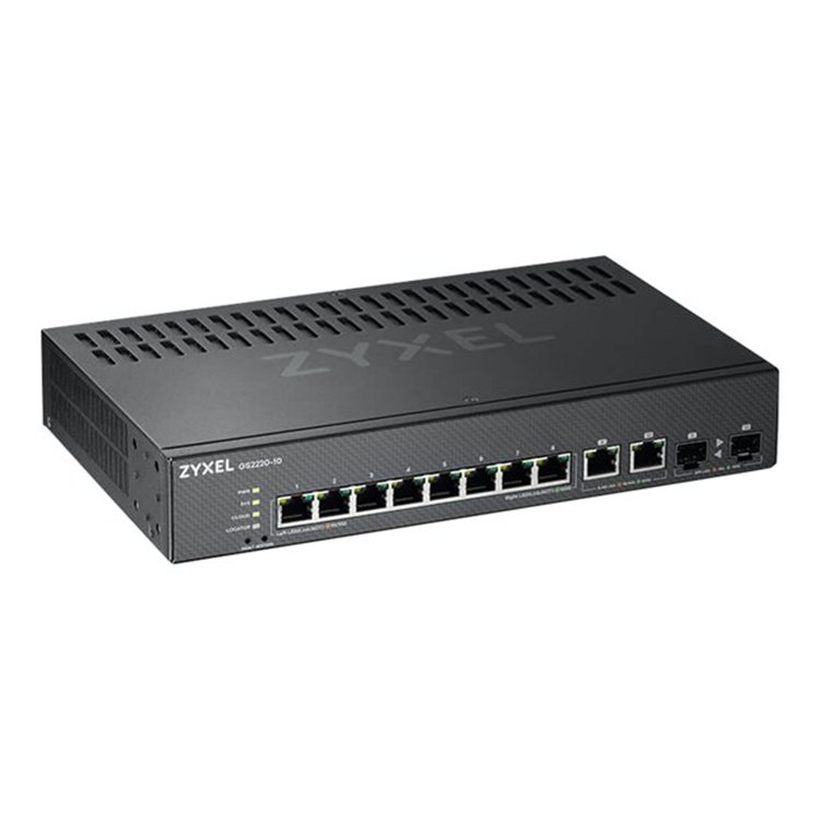 GS2220-10 EU region 8-port GbE L2 Switch