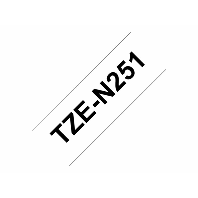 TZE-N251 - 24 mm Black/White