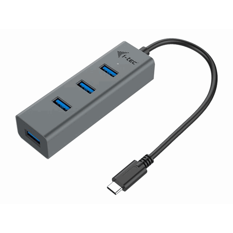 i-tec USB-C Metal 4-port HUB i-tec USB-C Metal 4-port HUB