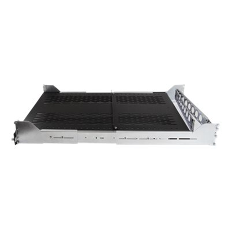 2U Adjustable Vented Sliding Rack Shelf