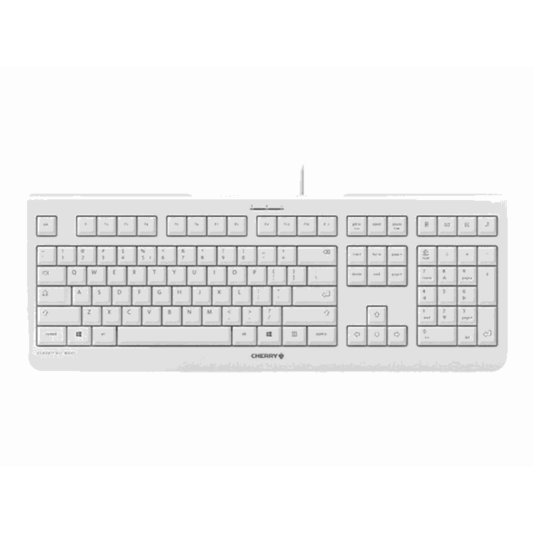 KC 1000 corded keyboard grey USB. Quiet operation/wear resistant keys/4 hotkeys KC 1000 corded keyboard grey USB. Quiet operation/wear resistant keys/4 hotkeys