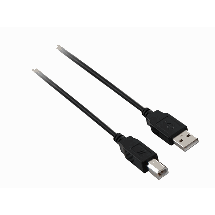 USB2.0 A TO B CABLE 1.8M BLACK