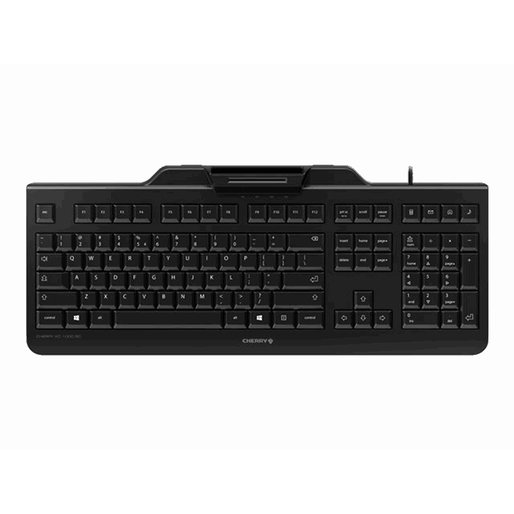KC 1000 SC Contact Smart Card Keyboard black USB KC 1000 SC Contact Smart Card Keyboard black USB